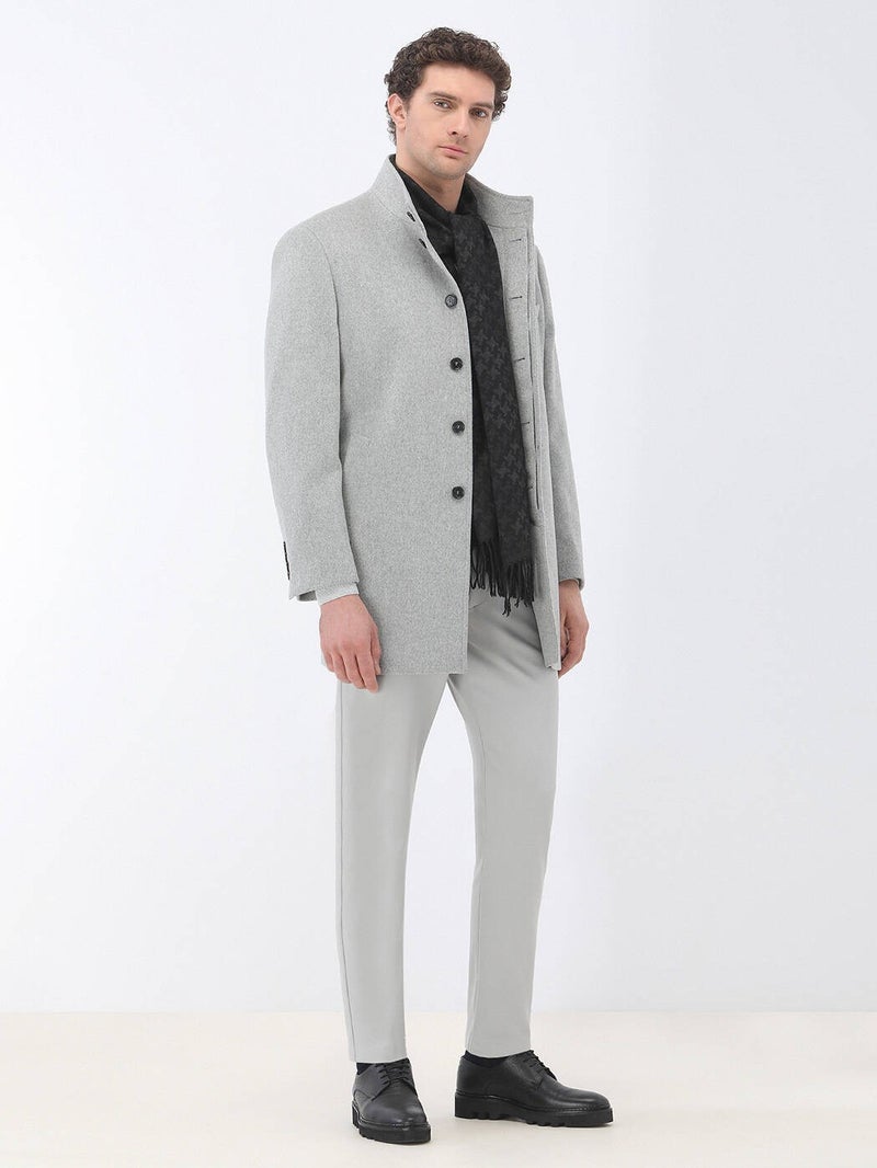Kip Gray Woven Coat  - Image 2