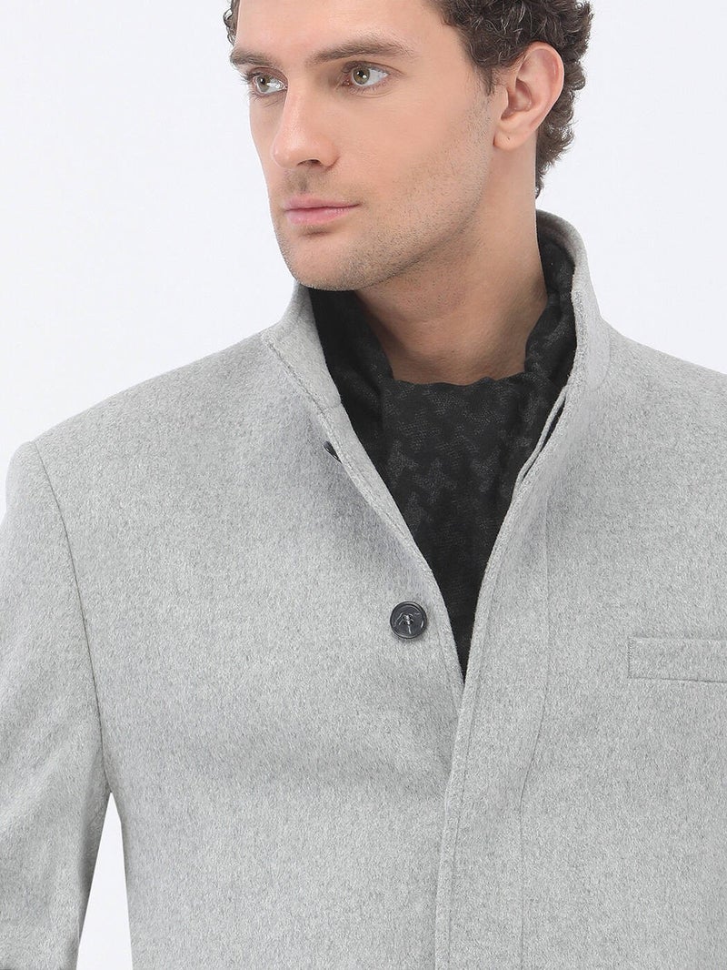 Kip Gray Woven Coat  - Image 3