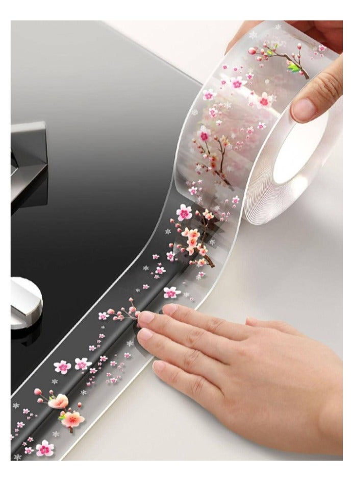 DIY colorful floral pattern waterproof plastic adhesive tape for packaging and decoration - Image 1