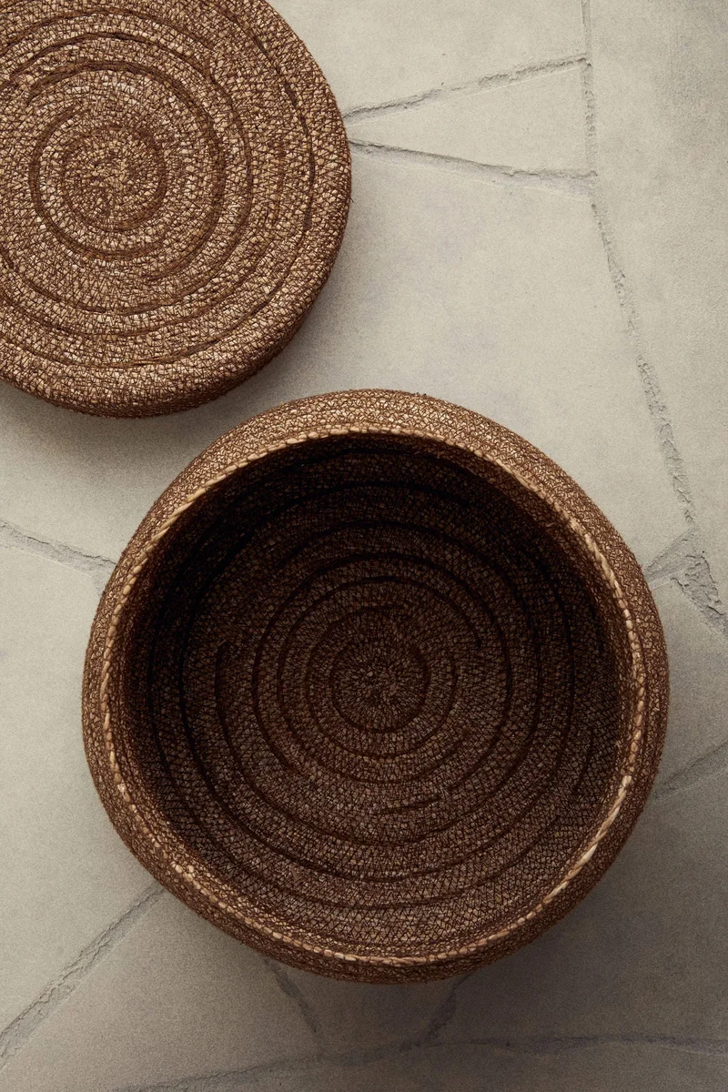 H&M Handmade straw box