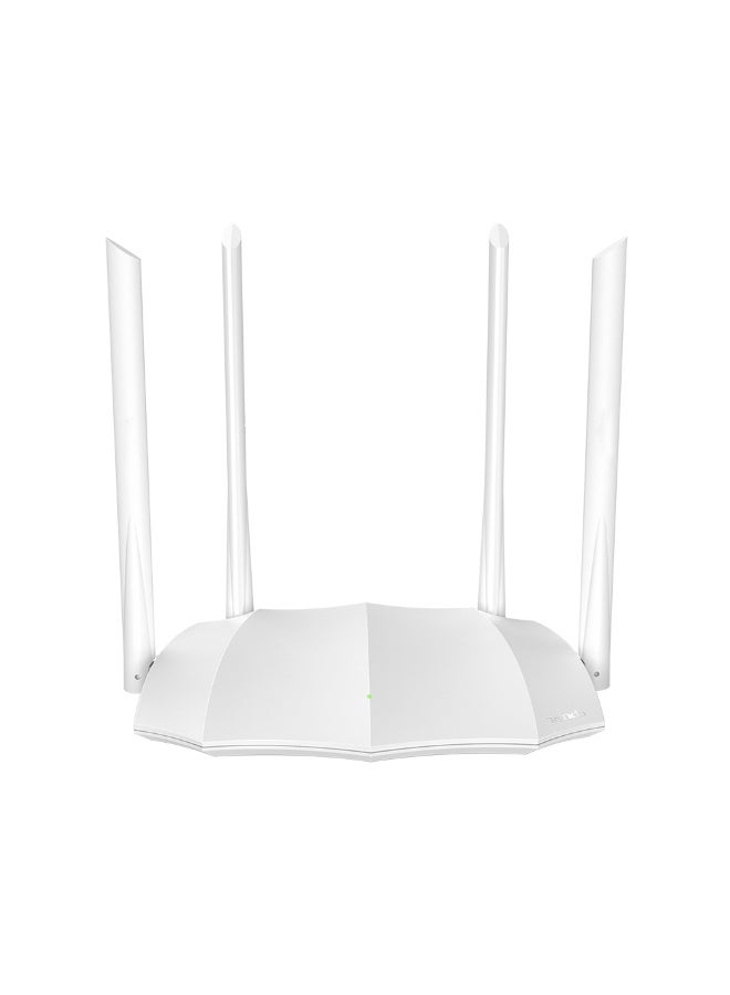 تيندا تندا AC5 V3.0 جهاز توجيه لاسلكي Fast Ethernet ثنائي النطاق (2.4 جيجاهرتز / 5 جيجاهرتز) أبيض AC1200 جهاز توجيه واي فاي ثنائي النطاق - Image 1
