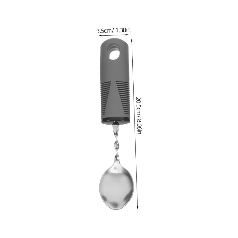 4pcs Bendable Angled Fork Spoon Set Adaptive Utensils For Elderly Hand Tremors Ergonomic Tableware - Image 3