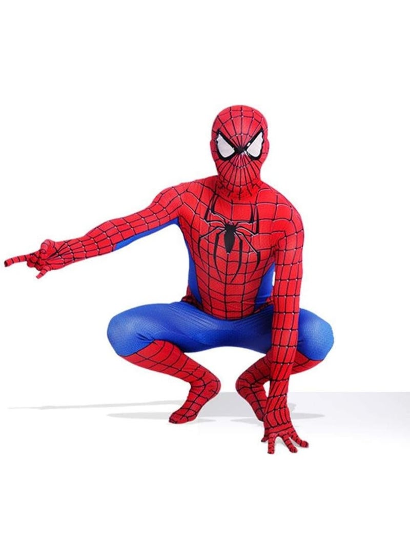 MARVEL Superhero Spiderman Breathable Comfortable Size L Themed Party Fancy Dress Cosplay Costume Large - Image 2