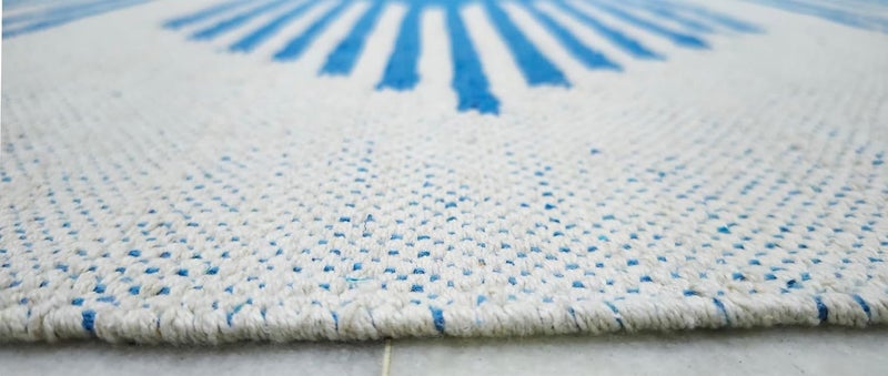 STONEMUNK ® Runner for Living Room | 22x60 Inch | Indoor Floor Rugs for Bedroom | Suitable for Home or Office | Runner for Kichen | Machine Washable Carpet | Cotton Runner - (Sky - Cut Shtal) - Image 2