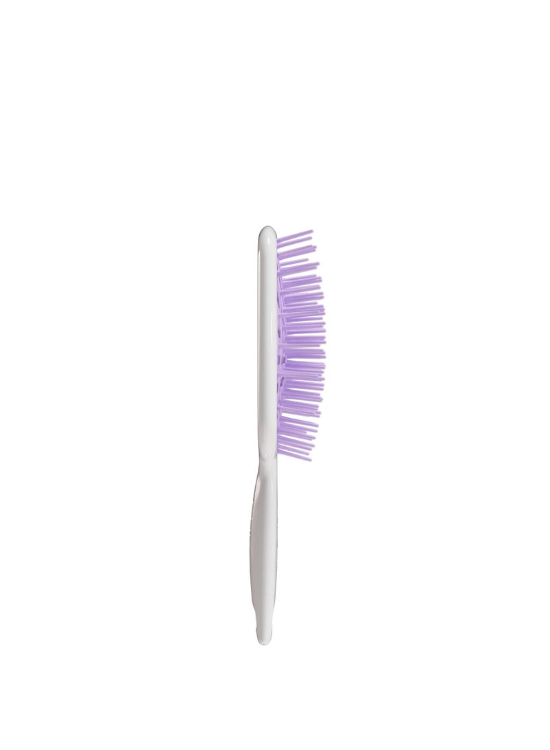 SOLARAE Wet & Dry Vented Detangling Hair Brush, Anti Static Hairbrush Nylon Great, Long Thick Curly Scalp Massage Brush Toddler Brush Hair for All Hair Types (Purple #2,One Size) - Image 3