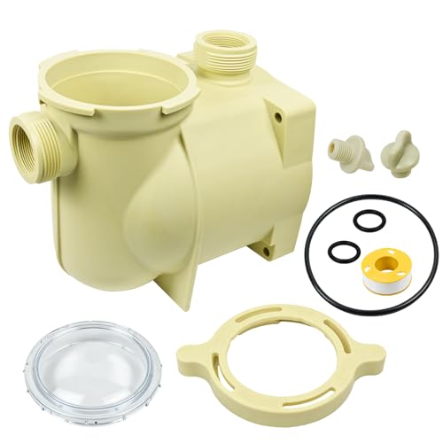 XJJ 350089 Pool pump Body Volute Housing Compatible with Pentair Inground Pool pump Body casing 15HP EC342001 VST 342002 11THP 348190 115 208230V 1HP EC348190With 350090 Pump Lid and Drain Plug - Image 1