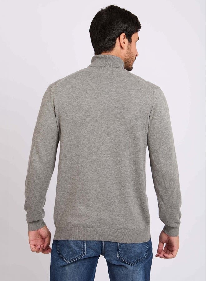 DALYDRESS Women Regular Fit Pullover - Grey - Image 4