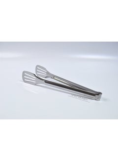 Afili Home Stainless Steel Grill Tongs, Steel Kitchen Service Frying Tongs, Grill Tongs 25.5 cm  - Image 3