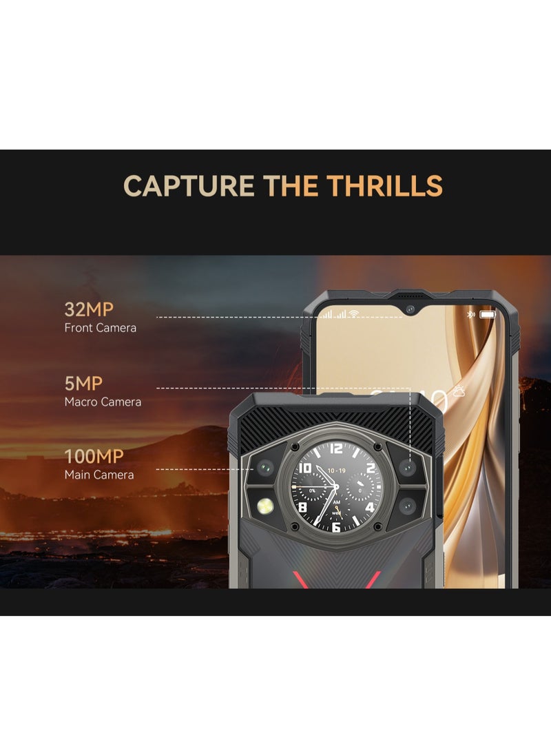 Cubot - CUBOT Kingkong AX Outdoor Mobile Phone Android 14 - Outdoor Smartphone Without Contract, 24GB + 256GB/1TB Construction Site Mobile Phone, 100MP Smartphone, 6.58 Inch FHD + 120Hz, 1.32 Inch Back - Image 1