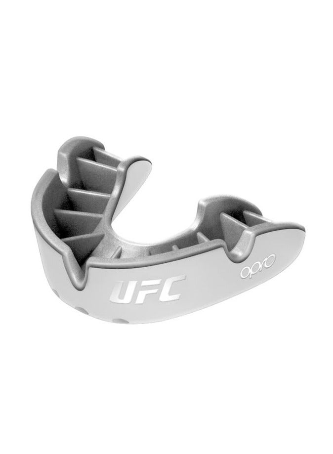 OPRO Self Fit Ufc Silver White/Silver Adult - Image 1
