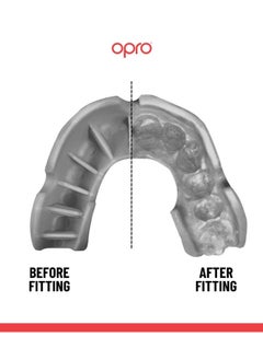 OPRO Self Fit Ufc Silver White/Silver Adult  - Image 4