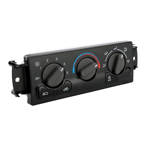ATRACYPART 599266 Front Climate Control Module NO Rear Windshield Defogging Compatible with 19992002 Chevy Avalanche Silverado Suburban Tahoe GMC Sierra Yukon AC Heater Air Conditioning Panel Unit - Image 1