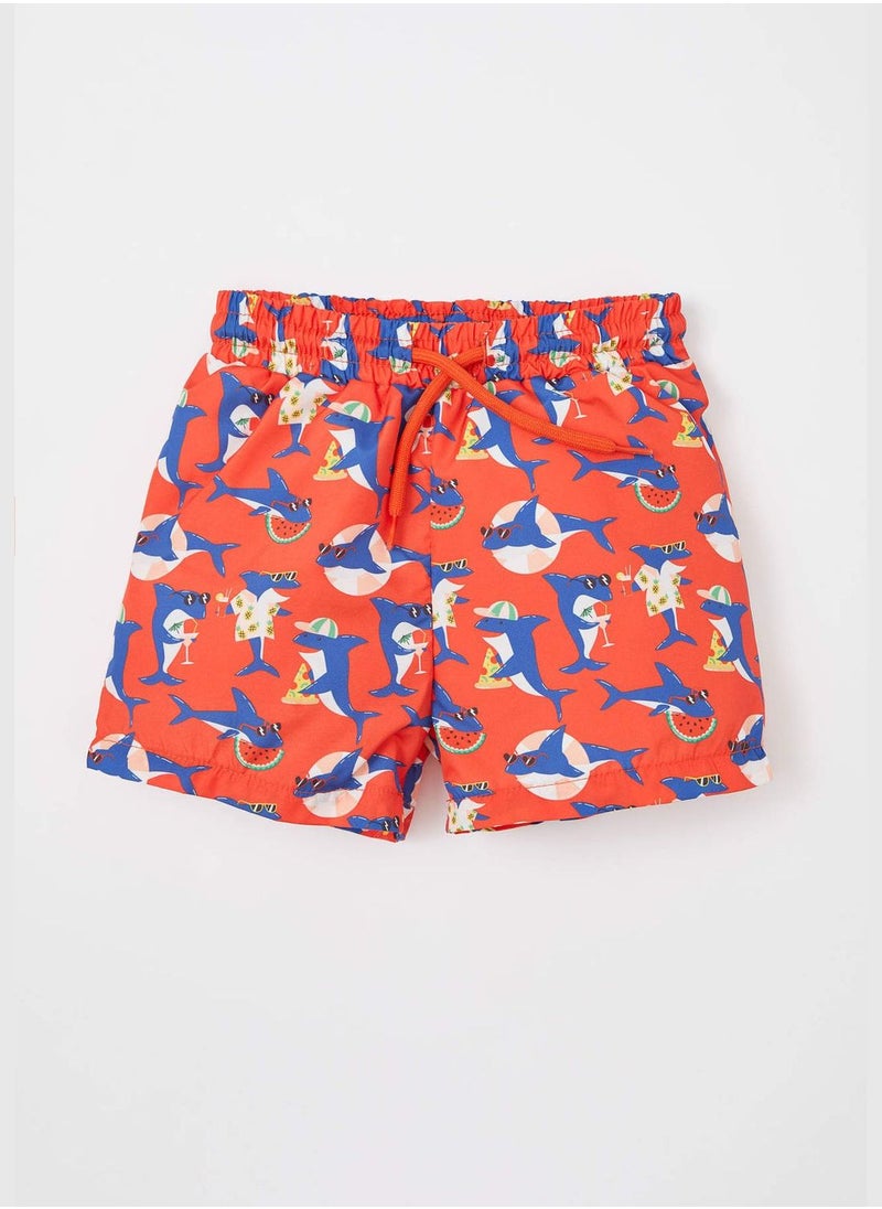 DeFacto Shark Print Swimming Shorts  - Image 3