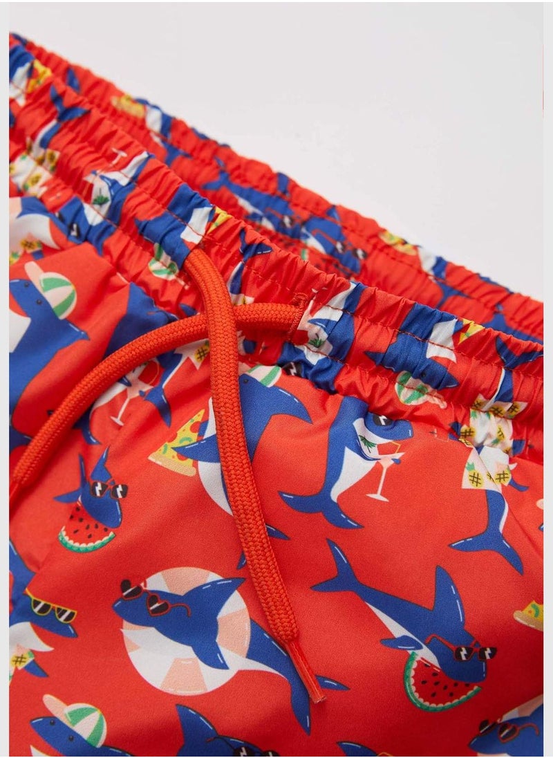 DeFacto Shark Print Swimming Shorts  - Image 4