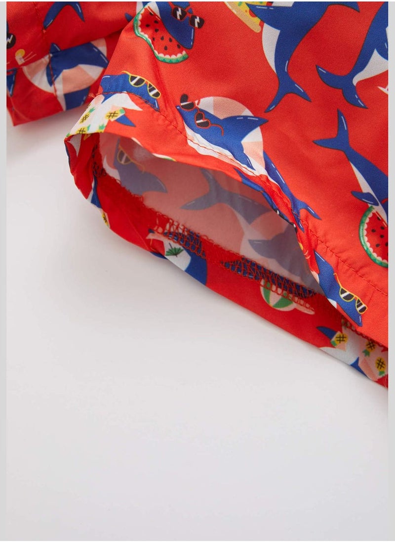 DeFacto Shark Print Swimming Shorts  - Image 5