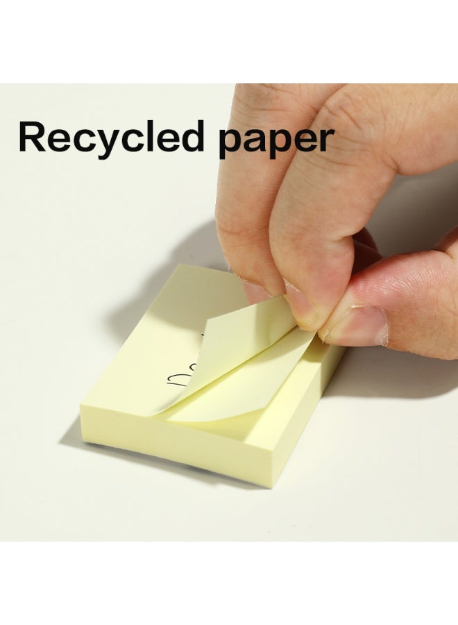 ديلي ملاحظات لاصقة صفراء 38×51 مم 1200 ورقة لاصق قوي للمذكرات - Image 3