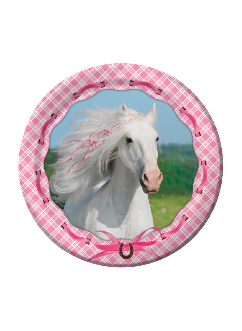 CREATIVE CONVERTING Creative Converting Heart My Horse Sturdy Style Paper Dinner Plates 8 Count 875 