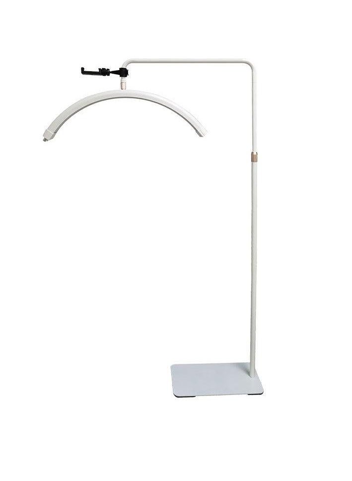 HD-M8X Modern 50W Half-moon Shaped Fill Light 3000K-6000K Dimmable LED Light Floor Lamp for SPA Tattoo Beauty Salon Eyelash Makeup(White) - Image 1