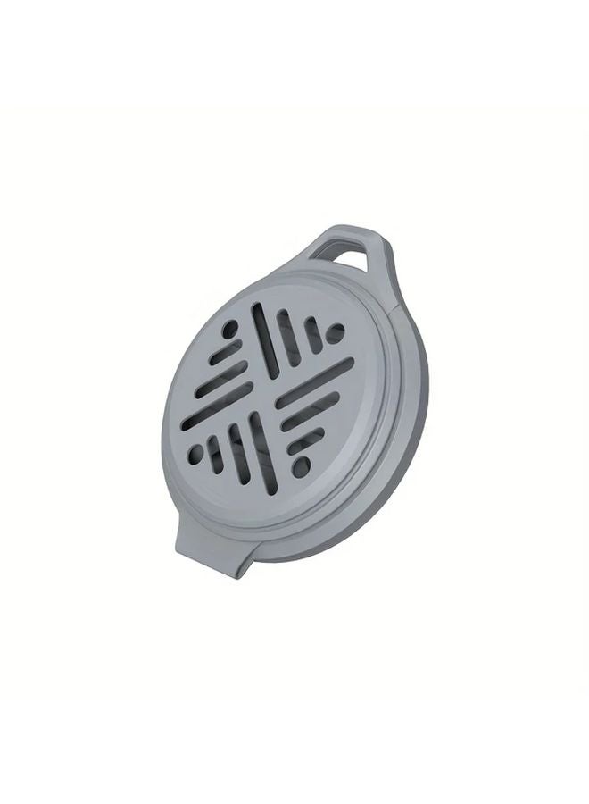 Portable Camping Mosquito Coil Holder Gary Metal Easy To Hang Design Secure Lid Outdoor - Image 1