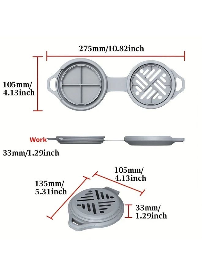 Portable Camping Mosquito Coil Holder Gary Metal Easy To Hang Design Secure Lid Outdoor - Image 4