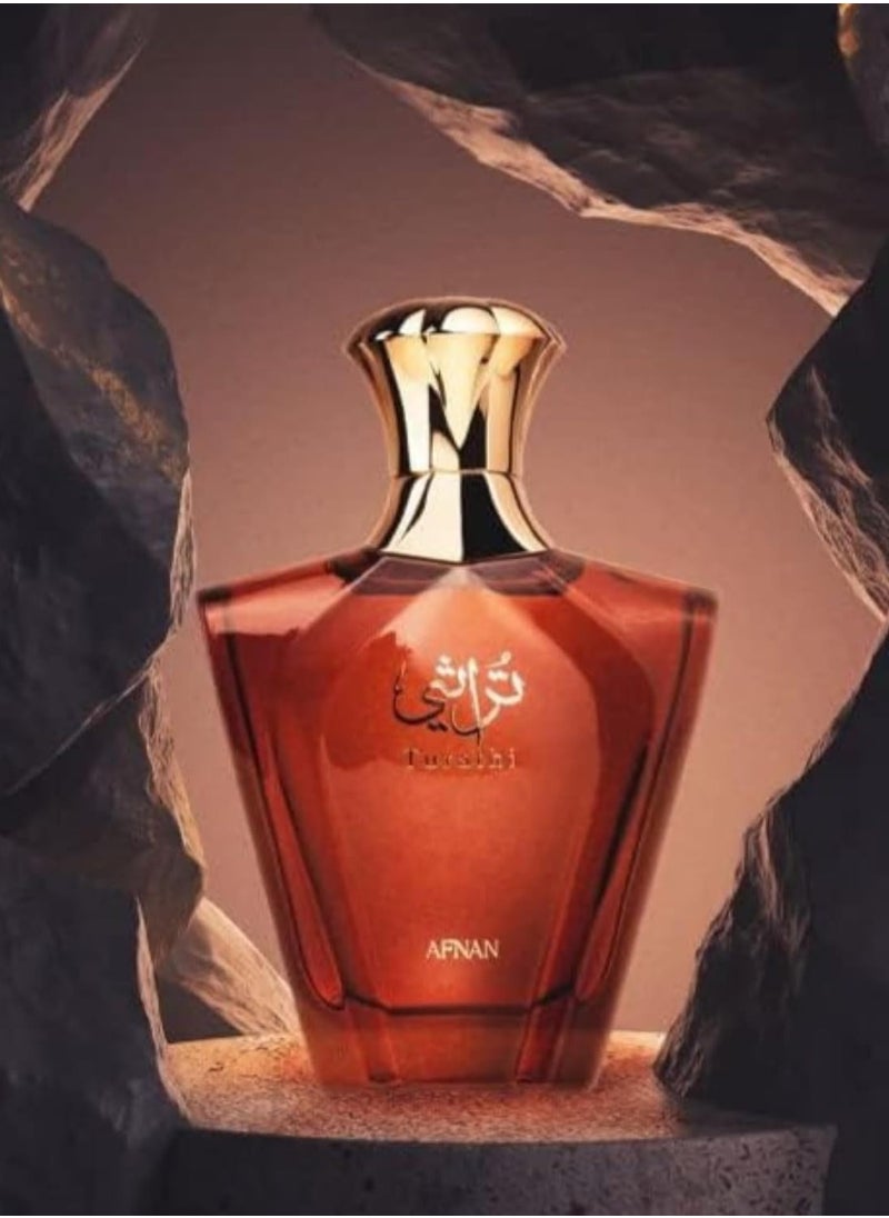 Afnan Turathi Brown Eau de Parfum for Men, 90 ML  - Image 4