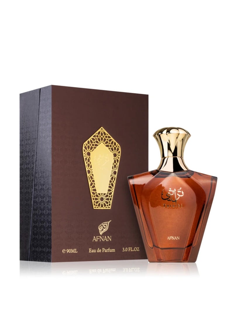 Afnan Turathi Brown Eau de Parfum for Men, 90 ML  - Image 3