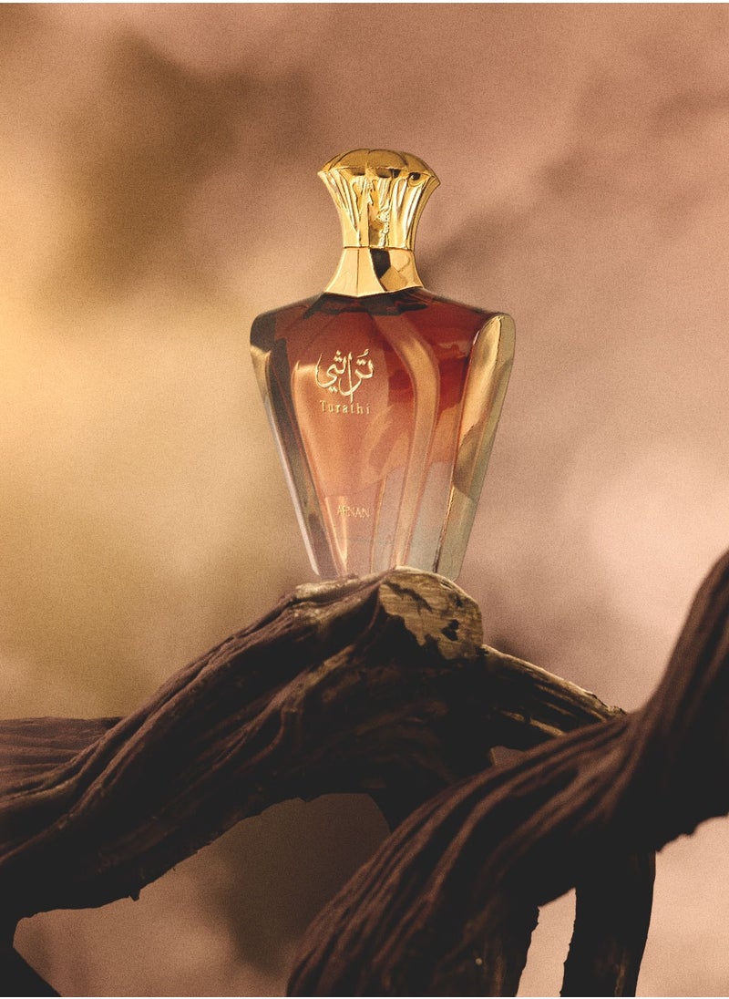 Afnan Turathi Brown Eau de Parfum for Men, 90 ML  - Image 5