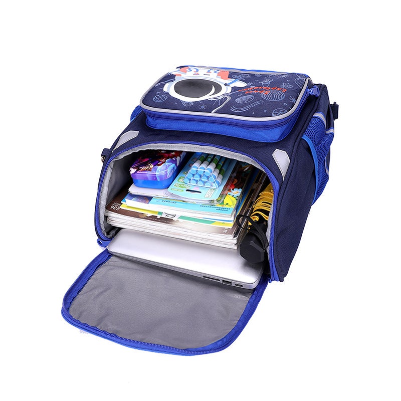 New Diteano Primary School Student Trolley Schoolbag Boys And Girls Grade 1-3-4 Light Six-Wheel Stair Climbing Wheel - Image 5