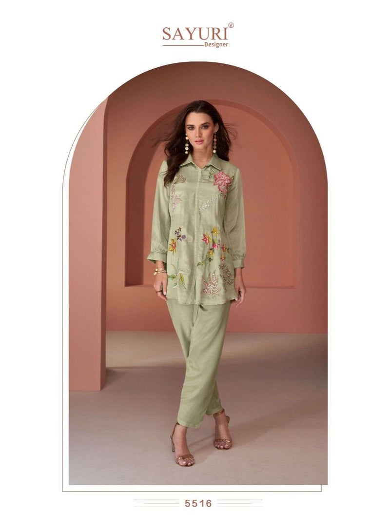 Pearl by Sayuri, Luxury Pure Silk (Green)  - Image 1
