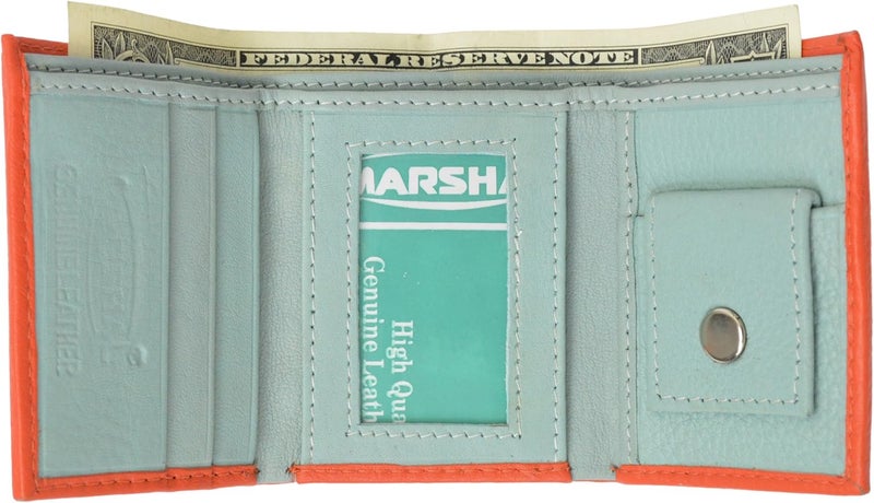 Marshal محفظة أطفال جلدية أصلية 100% متعددة الألوان للأولاد والأطفال - Image 2