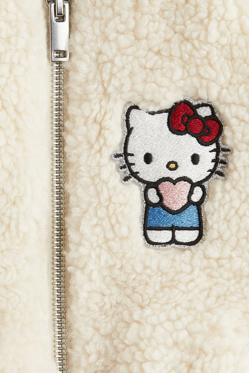 اتش اند ام Appliquéd teddy bomber jacket