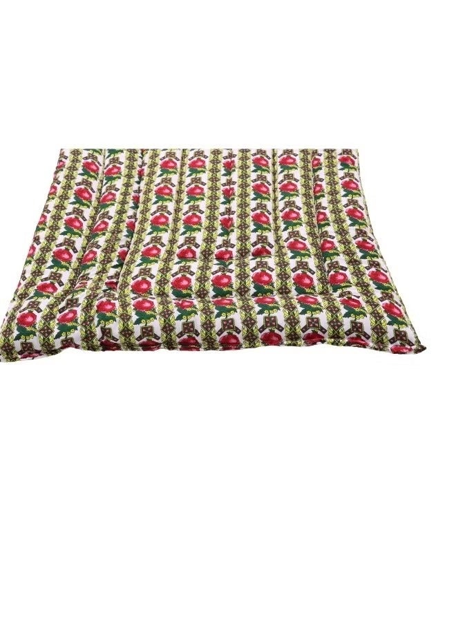Shalki Cotton Sleeping Mat For Camps And Rest Houses, Soft To The Touch, Made Of High-Quality Materials, Natural Cotton Mat For One Person, Size 190*90*6 Cm  - Image 2