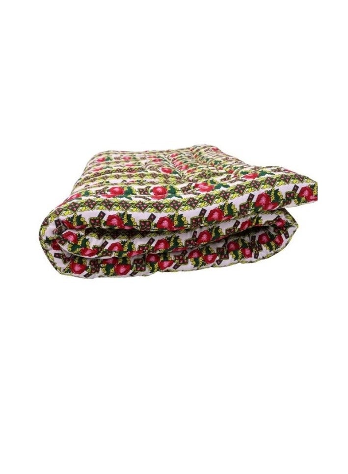 Shalki Cotton Sleeping Mat For Camps And Rest Houses, Soft To The Touch, Made Of High-Quality Materials, Natural Cotton Mat For One Person, Size 190*90*6 Cm  - Image 5