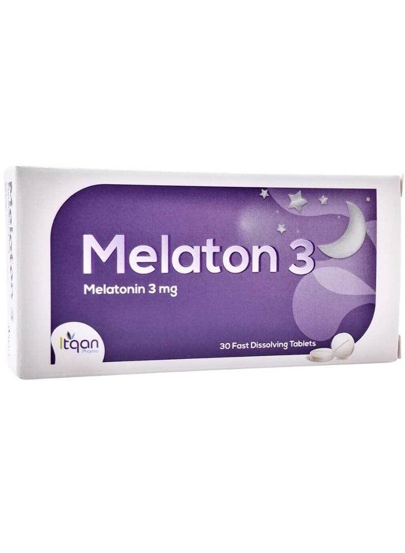 MELATON 3MG TAB 30'S
