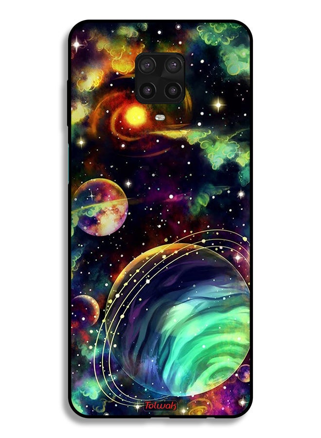 Tolwak Xiaomi Redmi Note 9 Pro Protective Case Cover Planets - Image 2