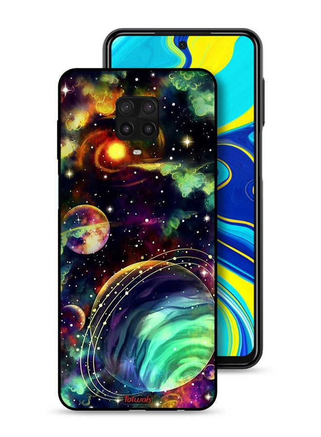 Tolwak Xiaomi Redmi Note 9 Pro Protective Case Cover Planets - Image 1
