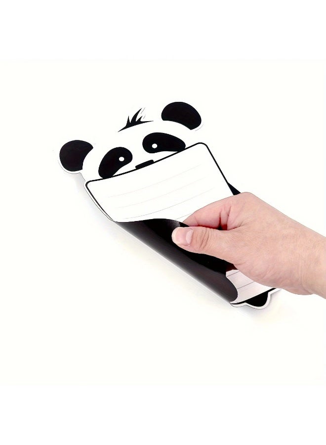 Goolsky لوحة بيضاء مغناطيسية 1 قطعة، ورقة لوحة بيضاء قابلة للمسح الجاف مغناطيسية | لوحات رسائل مغناطيسية باندا للثلاجة لتذكير المطبخ، لوحة مسح جاف للثلاجة، لوحة بيضاء للثلاجة، لوحة مغناطيسية للثلاجة، ملحقات المطبخ - Image 4