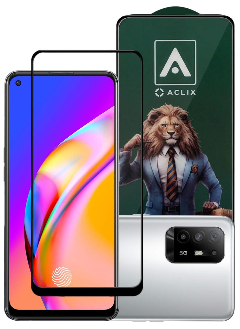ACLIX Antistatic ESD Dustproof Premium Quality High Definition Tempered Glass Screen Protector Designed For Oppo F19 Pro+ 5G - Image 1