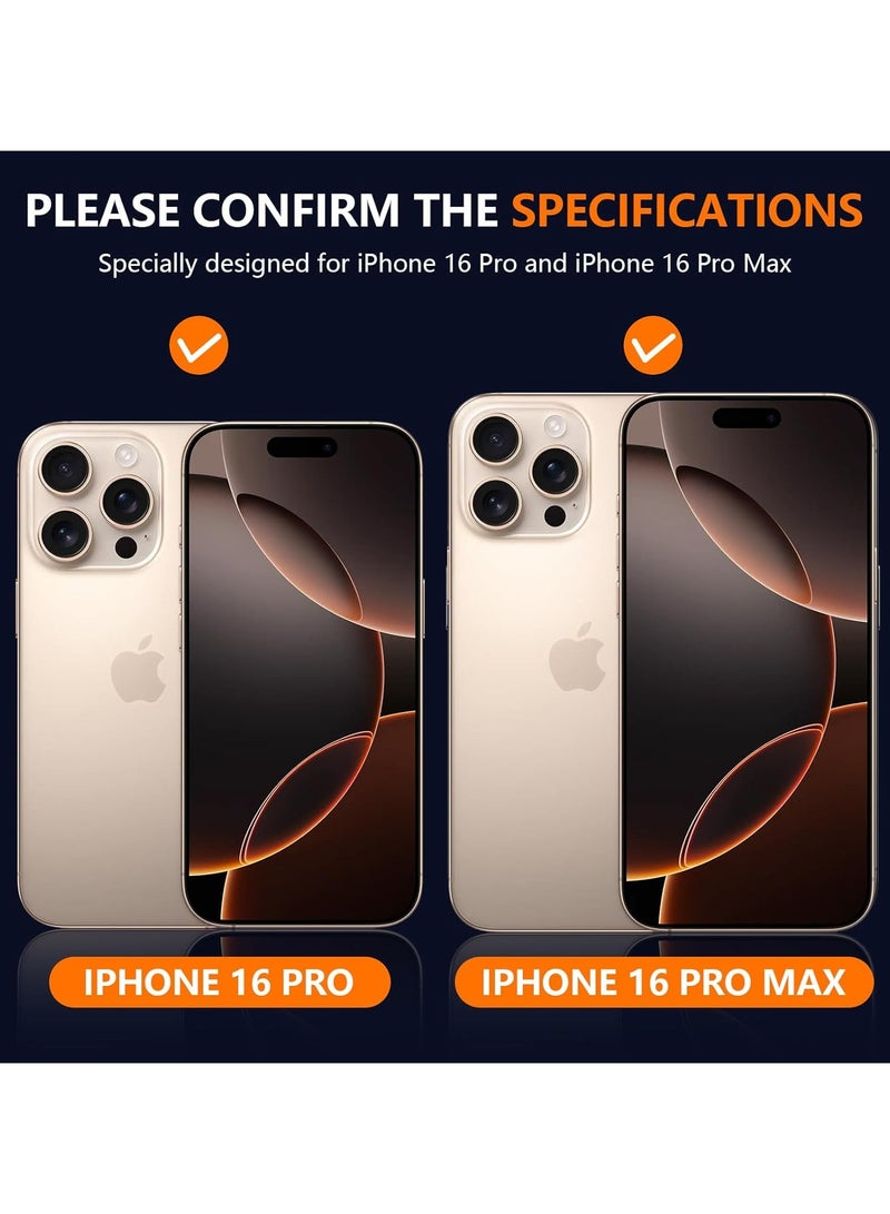 Camera Lens Protector for iPhone 16 Pro/iPhone 16 Pro Max , HD Tempered Metal Glass Camera Screen Protector Cover Film Accessories, Bronze - Image 2