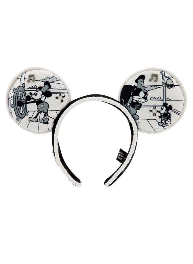 Generic WDW Theme Parks D100 Mickey Steamboat Willie Headband Ears - Image 1