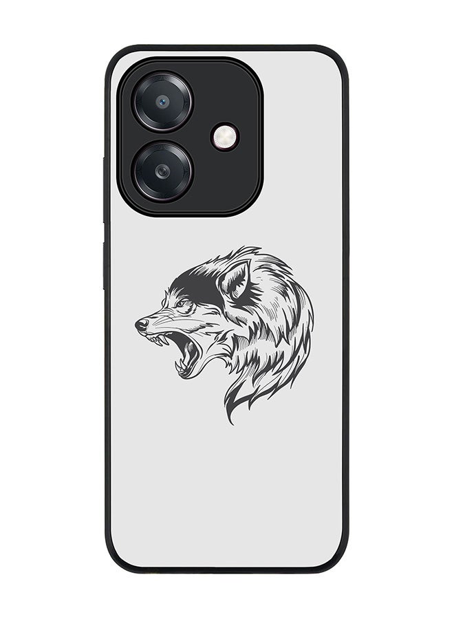 Stylizedd For Oppo A5i Case,Slim fit Camera Protection, Shockproof Thin Phone cover  - Bear Growl