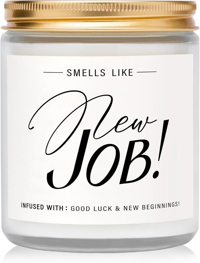 NEW JOB GIFTS FOR WOMEN LAVENDER SCENTED CANDLES NEW BEGINNINGS GIFTS FOR WOMEN MEN GOODBYE LEAVING JOB GOING AWAY GIFT FOR COWORKERS