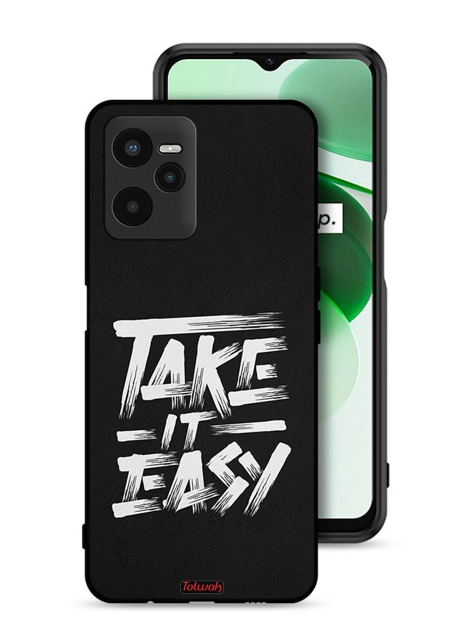Tolwak Realme C35 Protective Case Cover Take It Easy - Image 1