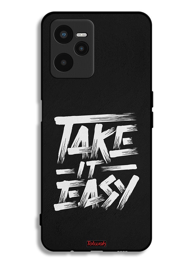 Tolwak Realme C35 Protective Case Cover Take It Easy - Image 2