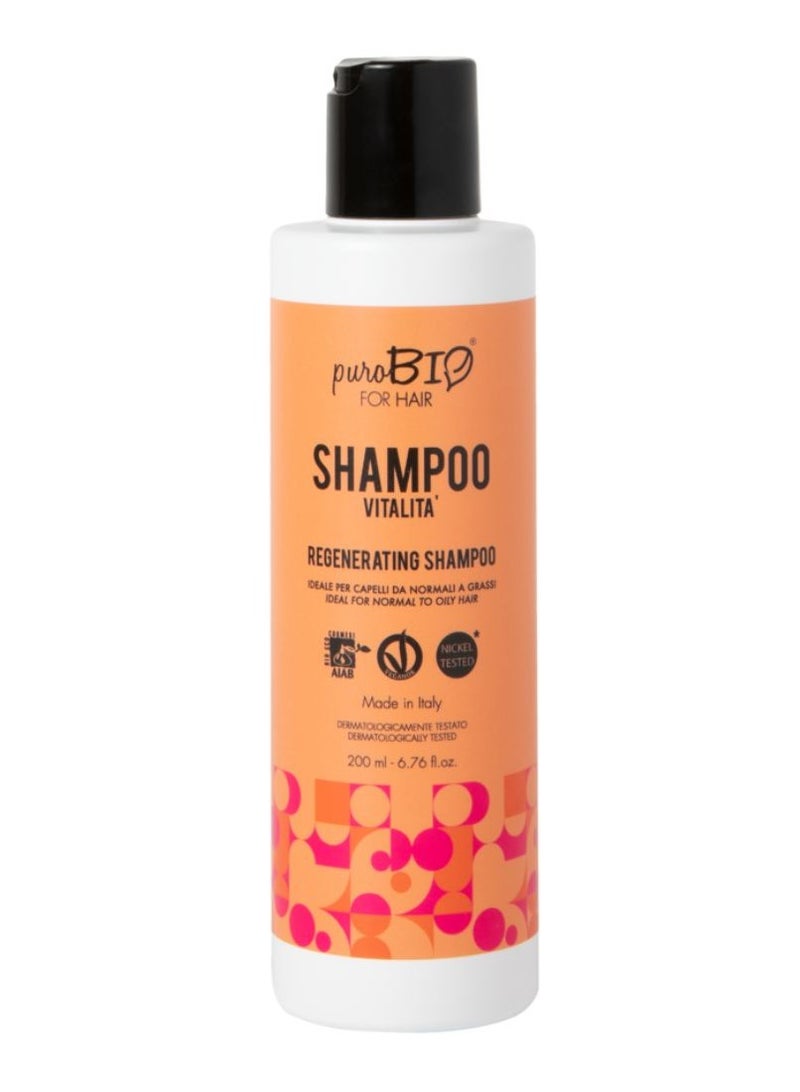 puroBio Regenerating Shampoo with Revitalizing Action 200ml - Image 1