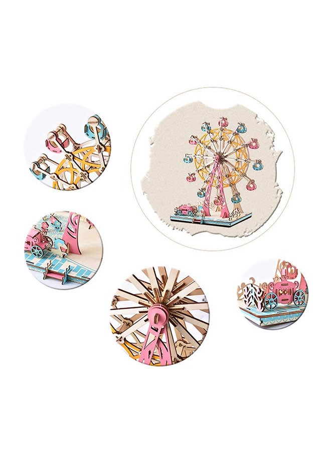 إسكدنيا لعبة أحجيات تركيب قطع ثلاثية الأبعاد على شكل عجلة هابي فيريس يمكنك تركيبها بنفسك - Image 5