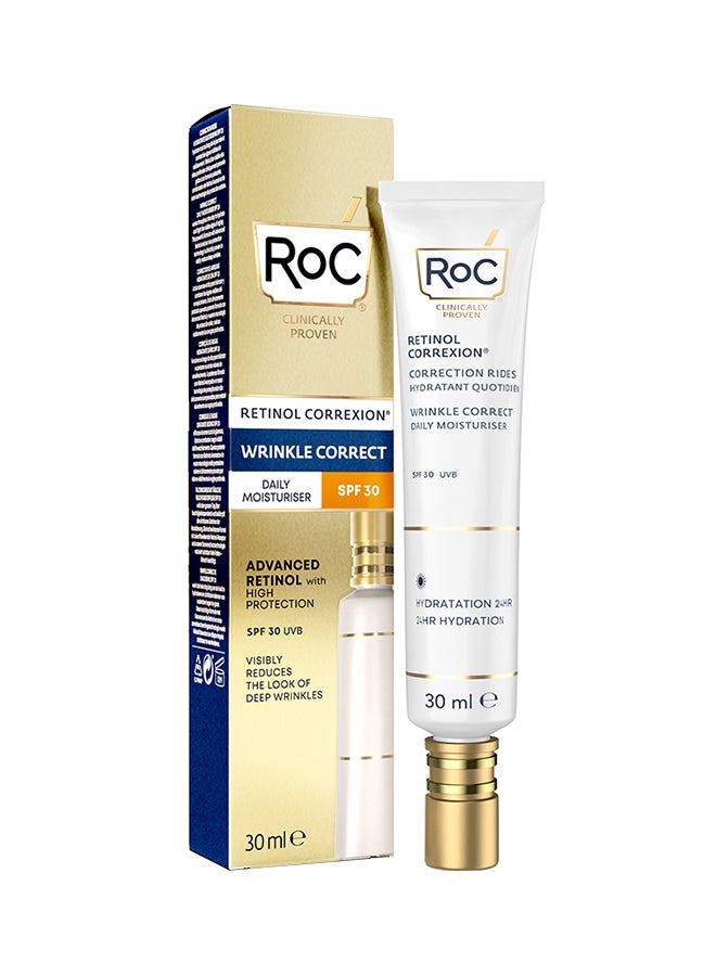 RoC Retinol Correxion Wrinkle Correct Daily Moisturiser Spf30 30Ml - Image 1