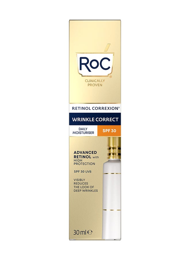 RoC Retinol Correxion Wrinkle Correct Daily Moisturiser Spf30 30Ml - Image 3