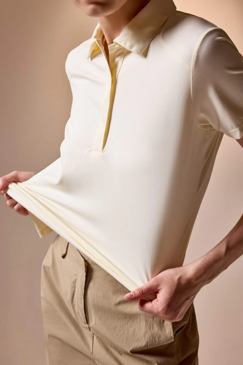 Defacto  Standard Fit Sports Silk Polo T-Shirt for Women | Best Price UAE