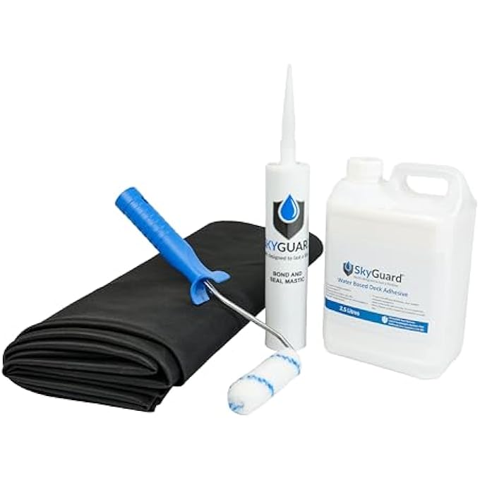 SHED ROOF KIT - EPDM RUBBER ROOFING KIT FOR SHEDS & OUTBUILDINGS (2.8M X 2.2M) - Image 1